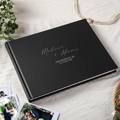 Modern Personalized Wedding Guest Book Keepsake