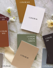 Modern Minimalist Personalized Wedding Vow Book Set