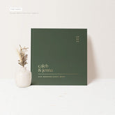 Forever Ours Modern Wedding Guest Book