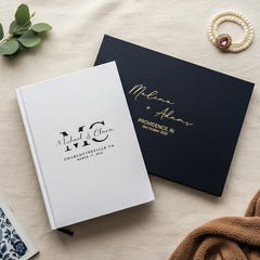 Modern Personalized Wedding Guest Book Keepsake