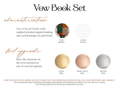 Tropical-Themed Vow Books for Romantic Destination Weddings