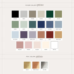 Blush Pink Sweet Sixteen Guest Book Keepsake